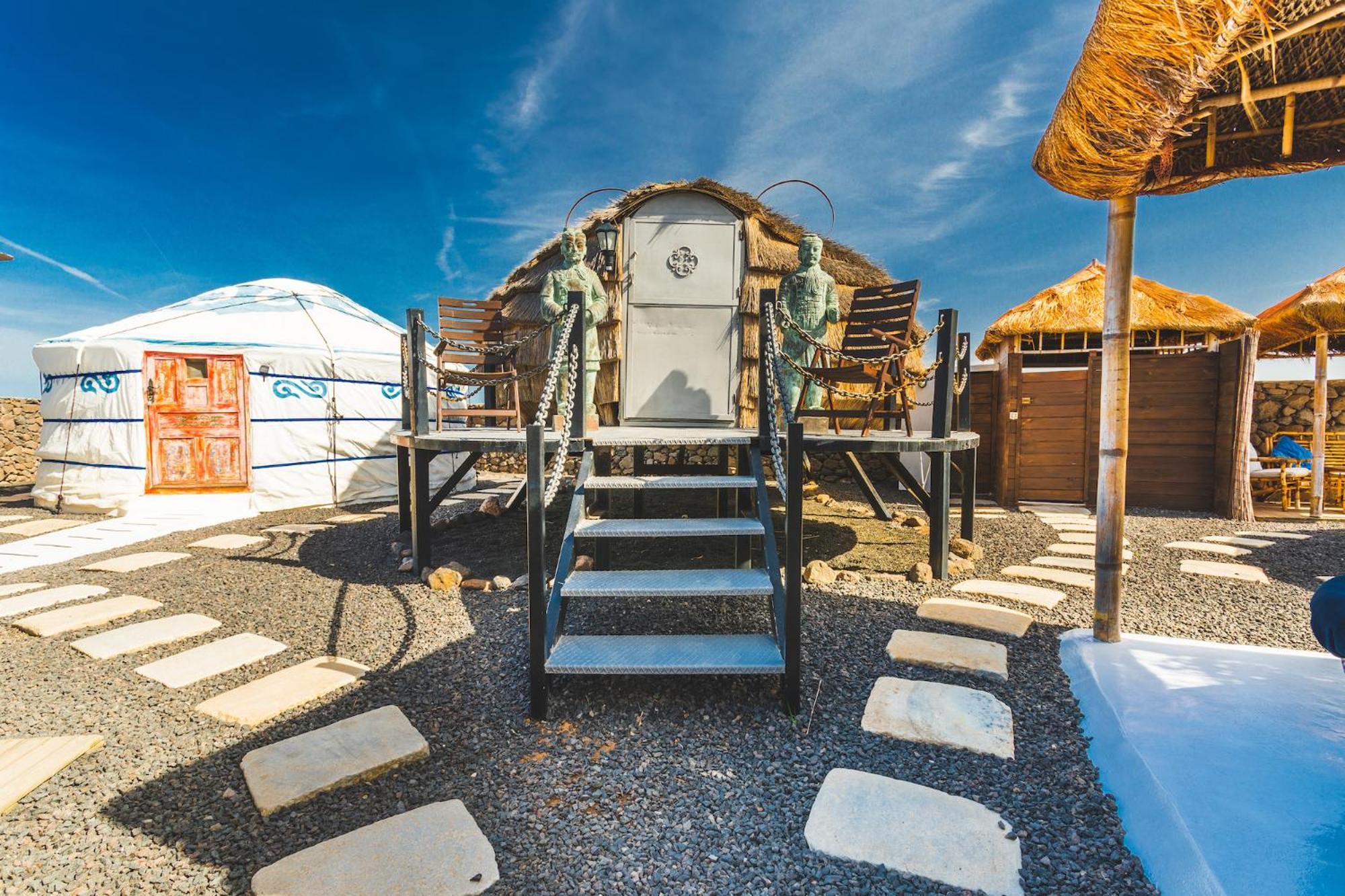Finca De Arrieta Village - Yurts And Stone Cottages - Shared Pool - Walking Distance To Arrieta Beach - Eco Friendly Tabayesco Exterior foto